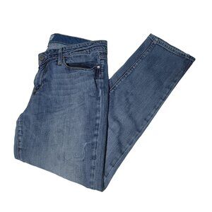 Paige Skyline Ankle Peg Jeans Womens Size Rise 32 Mid Rise Medium Wash Denim